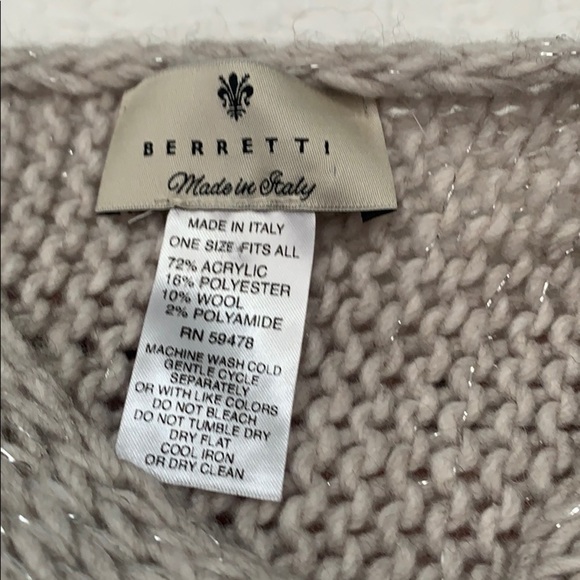 Berretti Made in Italy Metallic Sweater - Picture 5 of 9